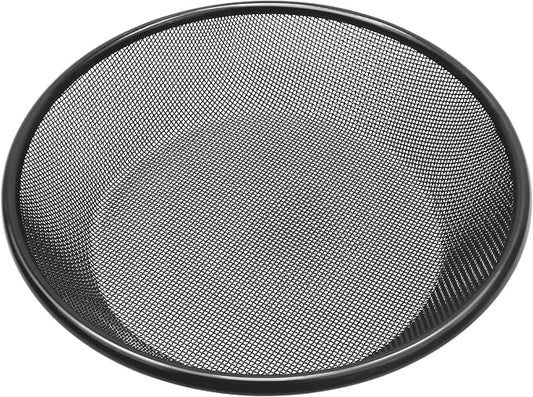 11.8" W Soil Sifter for Gardening, 2mm Grid Rock Sifter for 5 Gallon Bucket, Stainless Steel Fine Dirt Sifter, Compost Sifter for Capturing Dirt, Sand, Rocks, and Filtering Compost (Black)