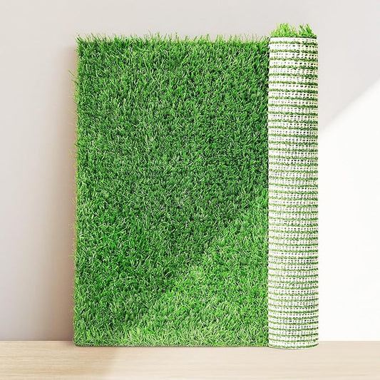 Dog Grass Pee Pads 51.2"x26" 1 Pack, Realistic Fake Grass for Dogs Indoor Outdoor Potty Training,Artificial Grass Pads for Dogs Potty- Reusable Grass Patch Mat with High Drainage & Easy to Clean