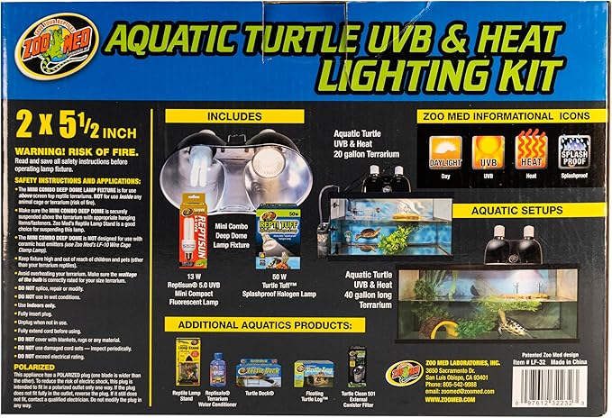 Zoo Med - Lght KIT AQTURTLE HEATUVB