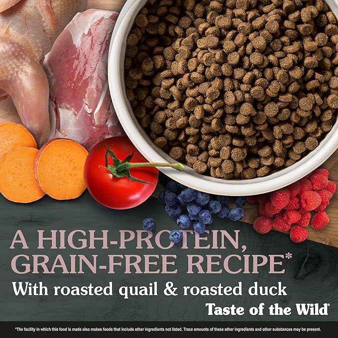 Taste of The Wild High Protein Real Meat Recipes Premium Dry Cat Food with Superfoods and Nutrients Like Probiotics, Vitamins and Antioxidants for Adult Cats and Kittens 5lb