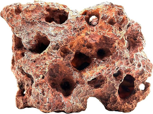 M2cbridge Large Aquarium Resin Holey Rock Decorations Hideouts Mountain Hideaway Caves Aquascaping (Color B)