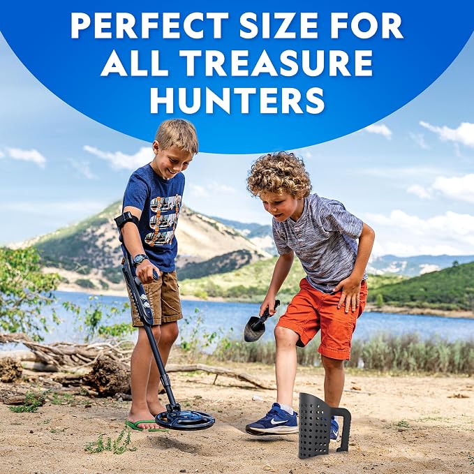 NATIONAL GEOGRAPHIC Metal Detector Accessories – Includes Sand Scoop for Metal Detecting and Metal Detector Shovel, Use as Sand Sifter for the Beach, Metal Detecting Accessories