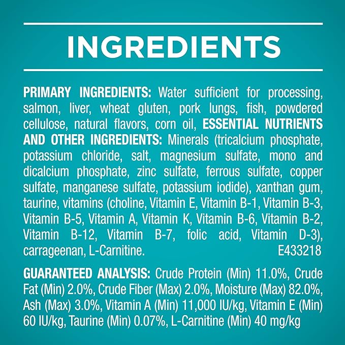 Purina ONE Natural Weight Control Wet Cat Food, Ideal Weight Tender Salmon Recipe - (24) 3 oz. Pull-Top Cans