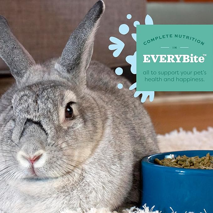 Oxbow Garden Select Rabbit Food, Young, Made with Oxbow Alfalfa for Rabbit, Bunny Food Pellets, Non-GMO, No Soy or Wheat, Small Animal Pet Products, Made in USA, High Fiber, 4 lb. Bag