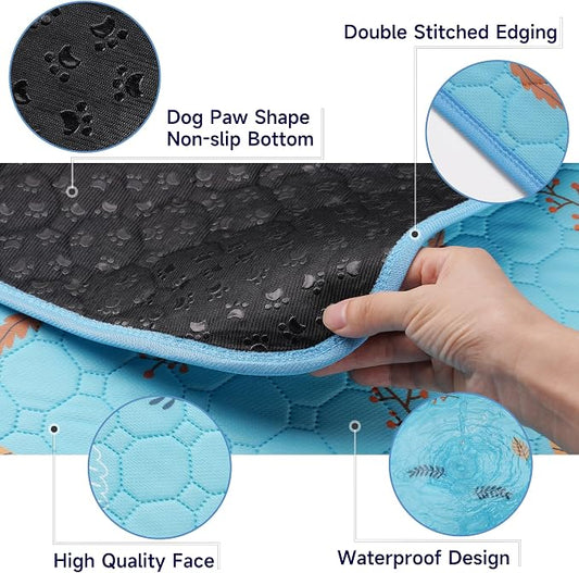 Sunheir Washable Pee Pads for Dogs Extra Large 36" x 72" 2-Pack, Reusable Puppy Pads Pet Training Pads, Waterproof Dog Pee Pads for Crate, Whelping Pad, Non-Slip Protects Against Urine Leakage