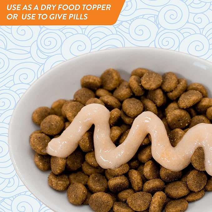 INABA Churu Lickable Purée Natural Cat Treats (Chicken with Shrimp Recipe, 4 Tubes)