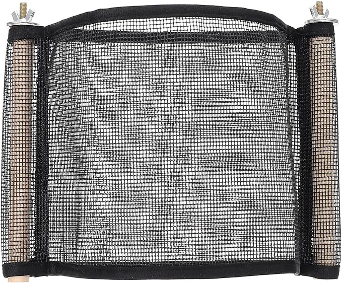 Small Pet Hammock Bed Breathable Nylon Ferret Hanging Hideout Large Size Black Mesh for Hamsters Sugar Gliders Rats Cage Accessory