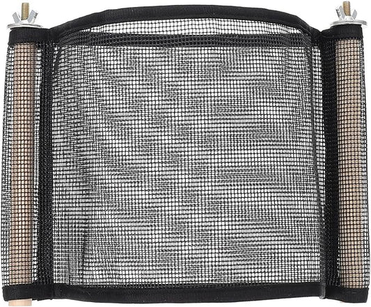 Small Pet Hammock Bed Breathable Nylon Ferret Hanging Hideout Large Size Black Mesh for Hamsters Sugar Gliders Rats Cage Accessory