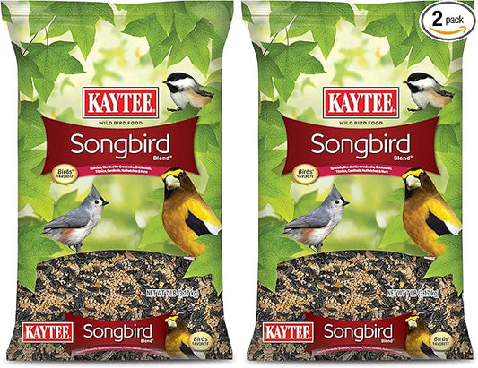 Kaytee Wild Bird Seed, 7 Pound | Songbird Blend | Pack of 2