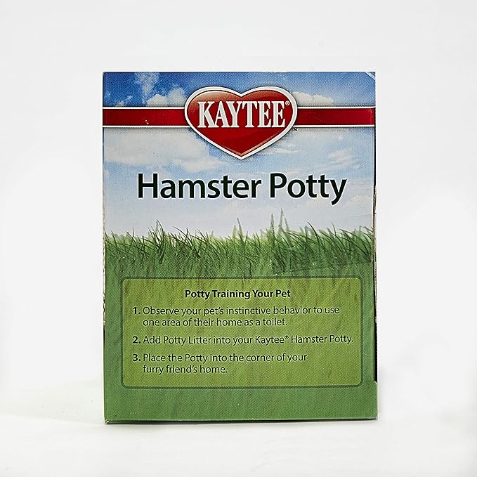Kaytee Hamster Potty Assorted 6 Inches x 3.5 Inches x 2.75 Inches