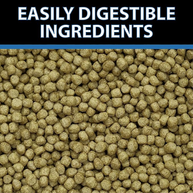 CrystalClear WheatGerm Fish Food—Protein-Rich Floating Pellets for Cold Freshwater Ponds, Ideal in Cooler Spring & Fall Seasons - 4.4 Pound Bucket