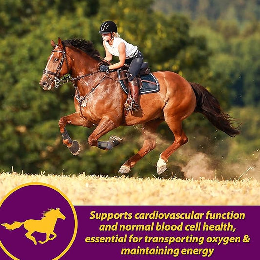 Farnam Horse Health Red Cell Pellets, Vitamin-Iron Mineral Supplement for Horses, Iron Horse Supplement, 4 Lbs., 64-Day Supply, Pellets