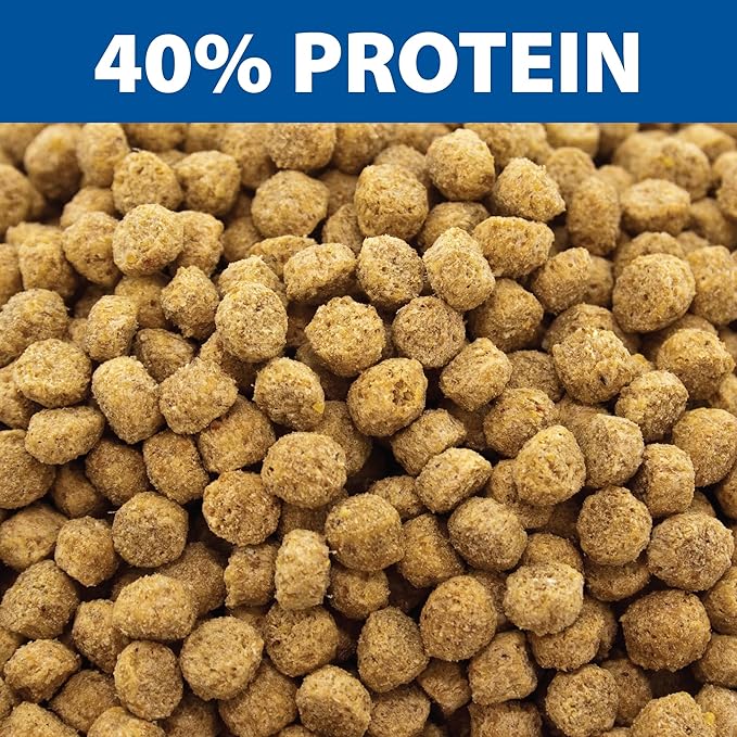 The Pond Guy Game Fish Grower Floating Pellet Food, Complete Aquatic Nutrition for Bass, Trout, & Catfish in Freshwater Ponds & Lakes, 17 lbs
