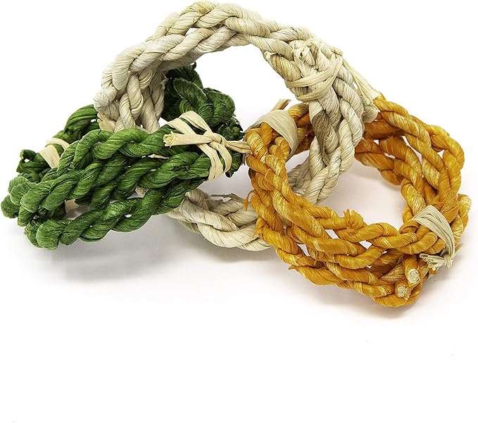 Oxbow Enriched Life Twisty Rings, Rabbit Toys, Guinea Pig Toys, Enrichment for Bunny, Guinea Pig, Hamster, Rabbit, Chinchilla, Rat, Chinchilla Cage Accessories, Small Pet Accessories for Cage