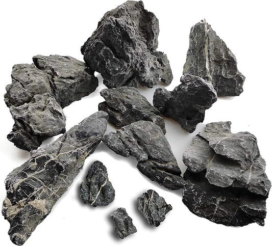 Voulosimi 18 lb Seiryu Rock Stone for Aquariums, Landscaping Model,Tank Decoration