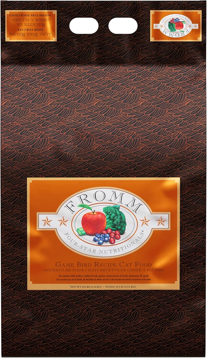 Fromm Four-Star Nutritionals Game Bird Cat food - Premium Dry Cat Food - Turkey Recipe - 10 lb