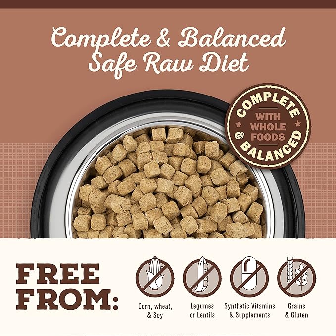 Primal Freeze Dried Dog Food, Pronto Mini Nuggets, Pork; Scoop & Serve, Complete & Balanced Meal; Also Use As Topper or Treat; Premium, Healthy, Grain Free, High Protein Raw Dog Food 25 oz (Pack of 2)