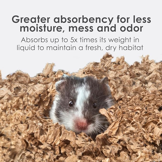 Kaytee Clean & Cozy Natural Paper Bedding, Made for Small Animals, 72 Liters