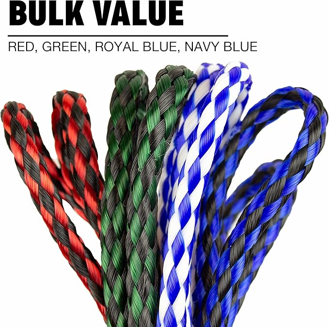 Downtown Pet Supply Braided Poly Slip Lead Dog Leash, 24 Pack, 5' Long - Universal Dog Slip Leash with Metal O Ring - Durable for Groomers, Shelters, Rescues, Vets, or Doggy Daycares