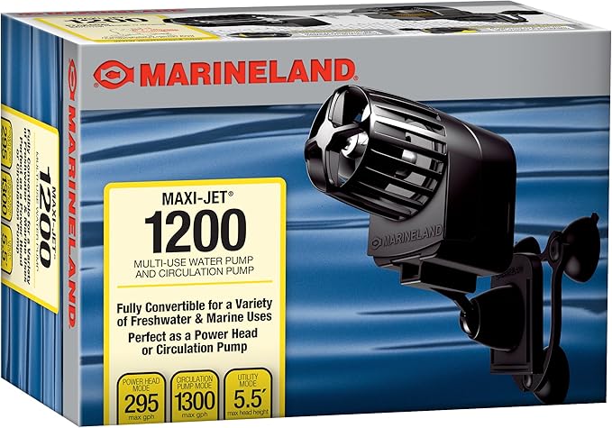 Marineland Maxi-Jet 1200, Multi-Use Water Pump and Power Head, Fully Convertible