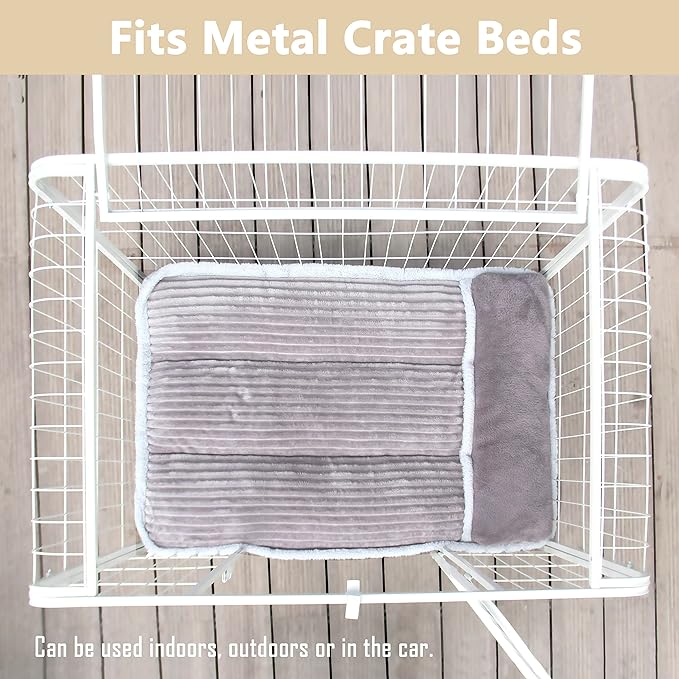 WINDRACING Large Dog Bed with Pillow for Crate Kennel, Sofa Dog Bed, Super Soft pet Bed for Medium, Jumbo, Furniture