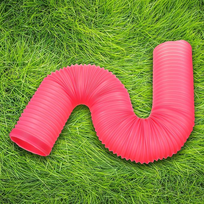 3 Packs Pet Fun Tunnels, Small Animal Tunnel, Foldable Plastic Hamster Tunnel, Tube Pets Hideaway, Pet Mouse Training Hideout Tunnels for Guinea Pigs, Chinchillas, Rats, Ferrets, Dwarf Rabbits