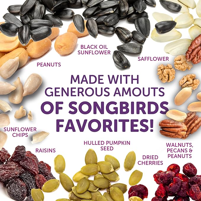 Pennington Ultra Double Nut, Nut & Fruit Blend 10lbs (Pack of 2)