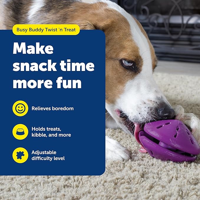 PetSafe Busy Buddy Twist 'n Treat Dispensing Dog Toy - Medium