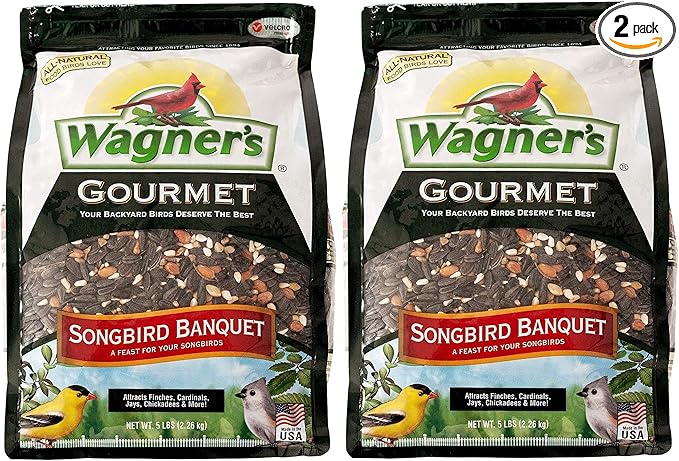 Wagner's 22042 Songbird Banquet Wild Bird Food, 5-Pound Bag, (Pack of 2)