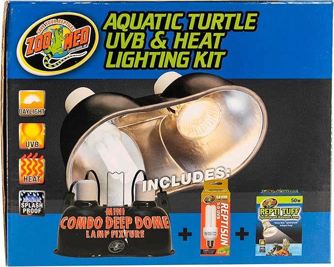 Zoo Med Aquatic Turtle UVB & Heat Lighting Kit