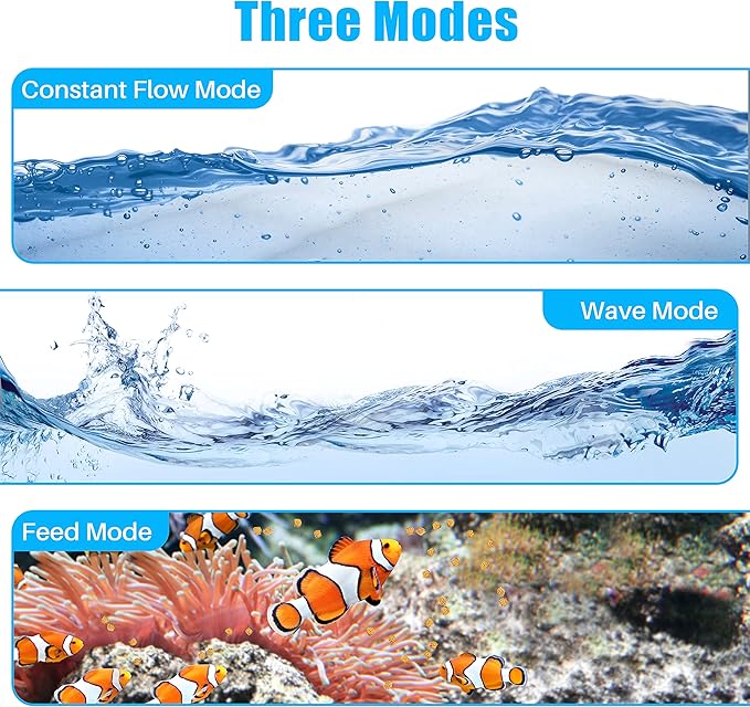 Orlushy dc-9000 Silent Swirl Controllable DC aquarium Pump 60W 2377GPH marine wavemaker 24V return pump with sine wave Controller for salt/Freshwater fish reef tank sump Circulation