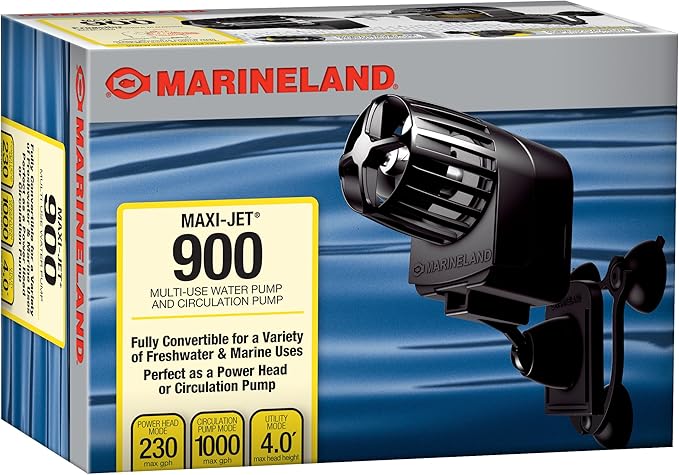 Marineland Maxi-Jet 900, Multi-Use Water Pump And Power Head, Fully Convertible