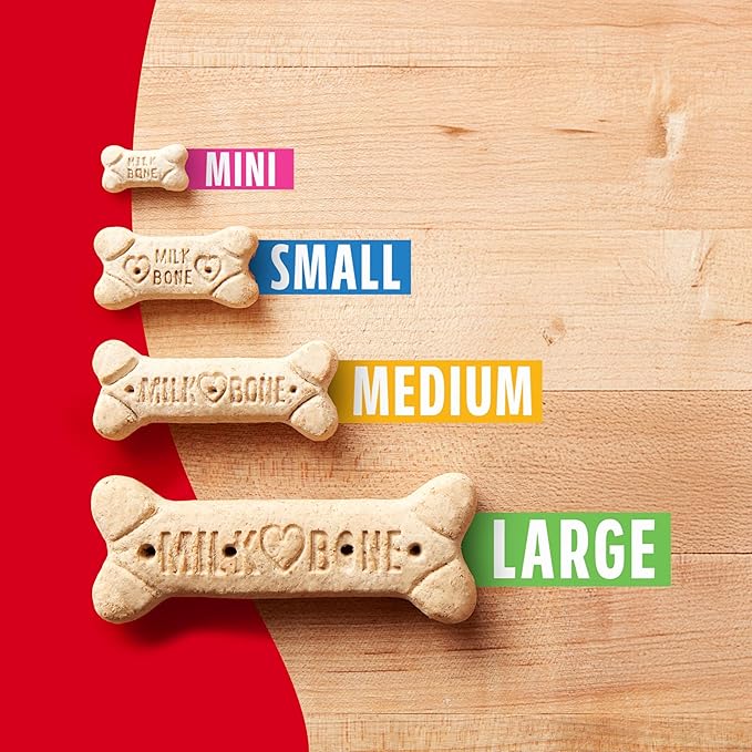 Milk-Bone Dog Treats for Medium Dogs, 24 Ounce | Pack of 2 | Crunchy | Helps Clean Teeth