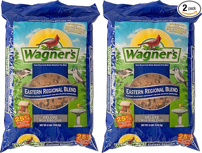 Wagner's 62011 Eastern Regional Blend Wild Bird Food, 8-Pound Bag (Pack of 2)