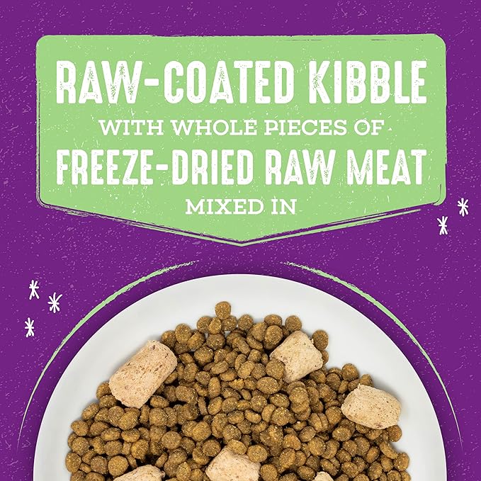 Stella & Chewy's Raw Blend Premium Kibble Cat Food – Grain Free, Protein Rich Meals – Cage-Free Poultry Recipe – 5 lb. Bag (Pack of 2)