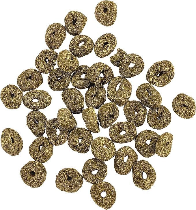 Oxbow Simple Rewards Timothy Hay Small Animal Treats, Healthy Guinea Pig, Rabbit, Chinchilla, and Hamster Snacks Made with High-Fiber Timothy Hay, Natural, Low Calcium Pet Treats, 1.4 oz Bag