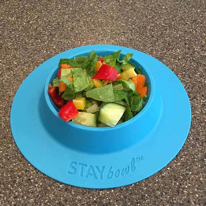 Tip-Proof Bowl for Guinea Pigs and Other Small Pets - Sky Blue - Large 3/4 Cup Size New (Pack of 2)