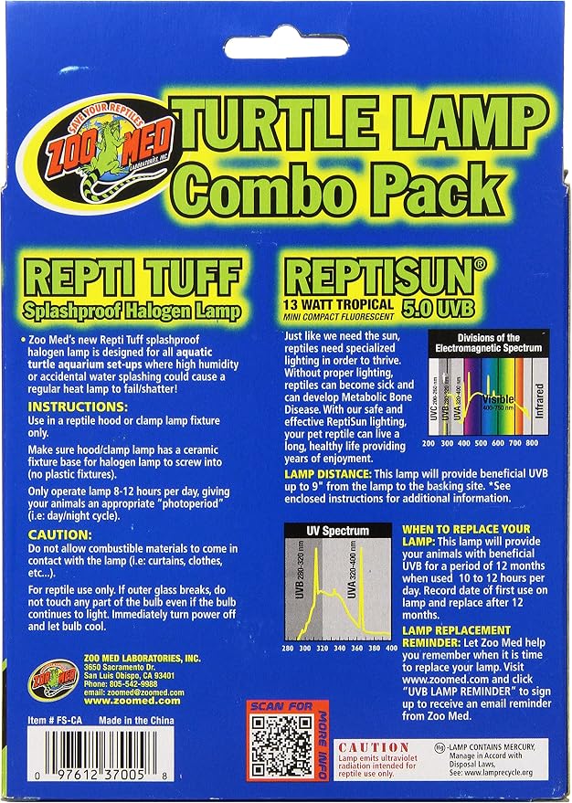 Zoo Med Turtle Lamp Combo Pack (Pack of 2)
