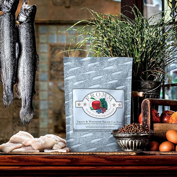 Fromm Four-Star Nutritionals Trout & Whitefish Cat Food - Premium Dry Cat Food - Trout Recipe - 10 lb
