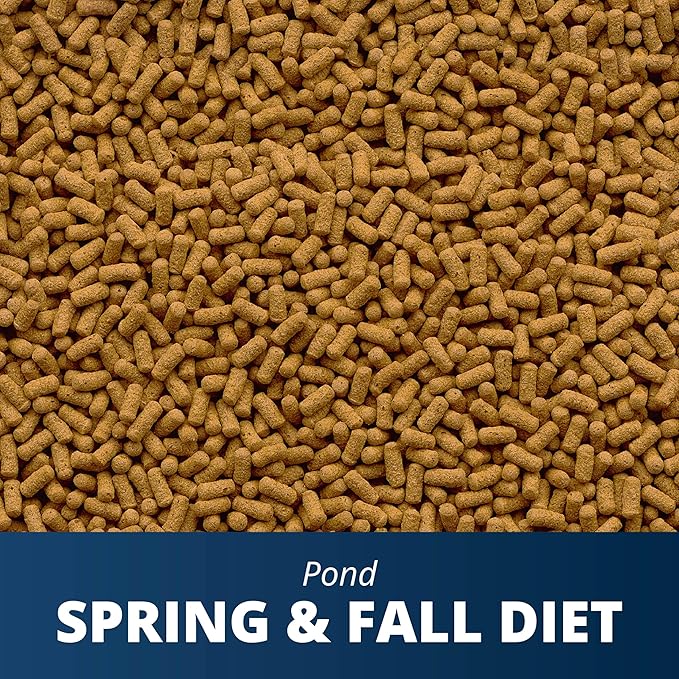 TetraPond Spring And Fall Diet 3.08 Pounds, Pond Fish Food, For Goldfish And Koi, 7 L