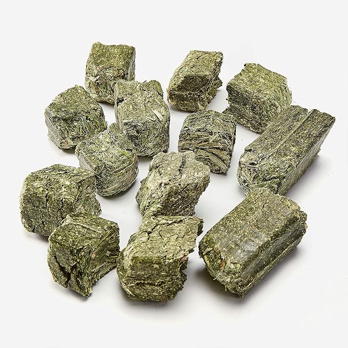 Kaytee Timothy Hay Blend Cubes for Pet Rabbits, Guinea Pigs, Chinchillas, and Other Small Animals, 1 Pound